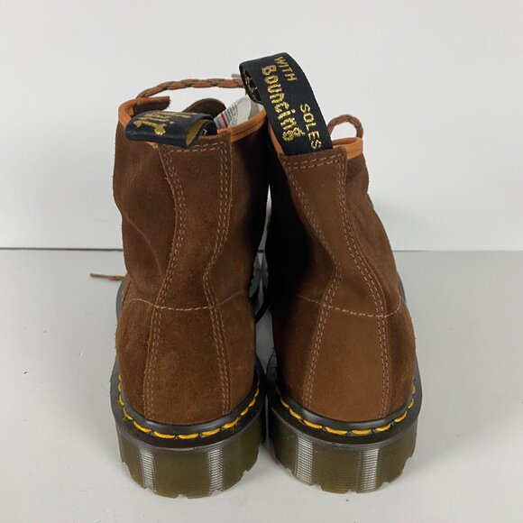 Dr. Martens Repello Calf Suede Boots Men's Size 13 Brown Tan NIB NEW - Picture 6 of 13